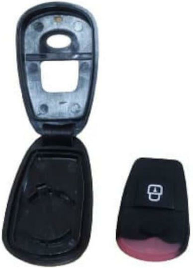 Car Key Shell with Blade with 2 Buttons for Hyundai / Kia