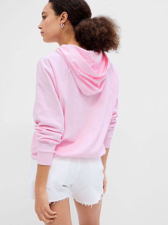 GAP Vintage Soft Women's Long Sweatshirt Pink