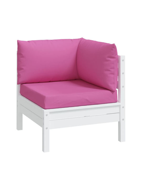 vidaXL Pallet Bench Cushion Pink 3pcs 60x60cm.