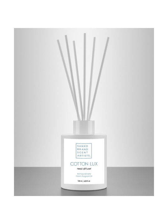 Sanko Scent Diffuser Cotton Lux with Fragrance White Musk RD423S 125ml