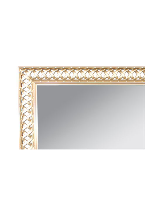 Keskor Wall Mirror with Gold Plastic Frame 79.5x59.5cm 1pcs