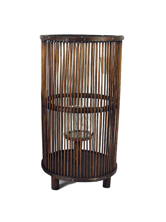 Atmosphera Φαναράκι Ξύλινο Επιδαπέδιο Καφέ 22x22x41εκ. Atmosphera Φαναράκι Ξύλινο Επιδαπέδιο Καφέ 22x22x41εκ.