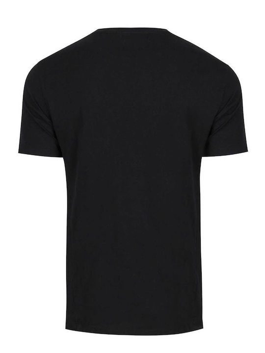 Religion Herren T-Shirt Kurzarm Schwarz