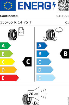 Continental EcoContact 6 155/65R14 75E-Commerce-Website Sommerreifen Reifen für Passagier Auto