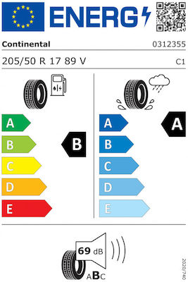 Continental Ultracontact 205/50R17 103Numele specificației pentru un site de comerț electronic: V FR Vara Anvelopă pentru Pasager Autoturism 0312355