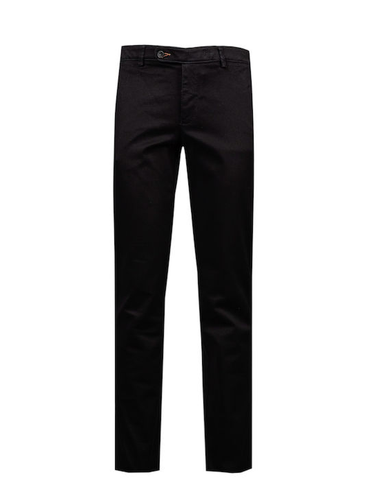 Guy Laroche GL2125169-71155 Men's Trousers Chino in Regular Fit Black GL2125169-1