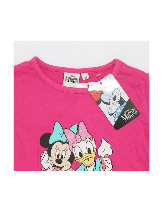 Disney Παιδικό T-shirt Φούξια