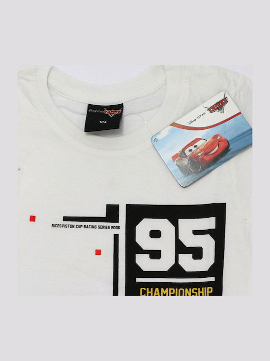 Παιδικό T-shirt Λευκό Cars
