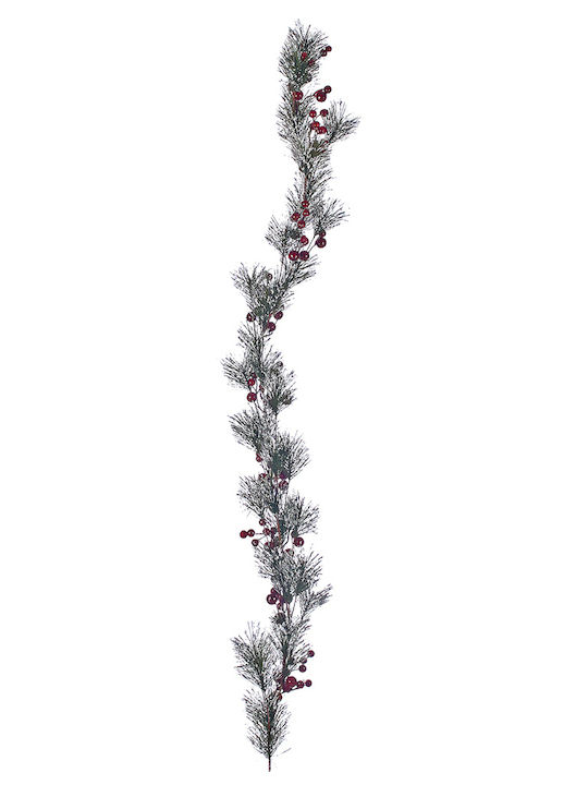 Weihnachtliche Girlande Plastik Berries 2 Weiß 145cm 1Stück