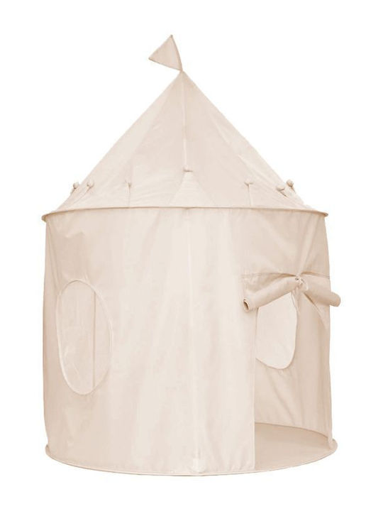 3 Sprouts Children's Castle Play Tent Beige For Age 3 And Up