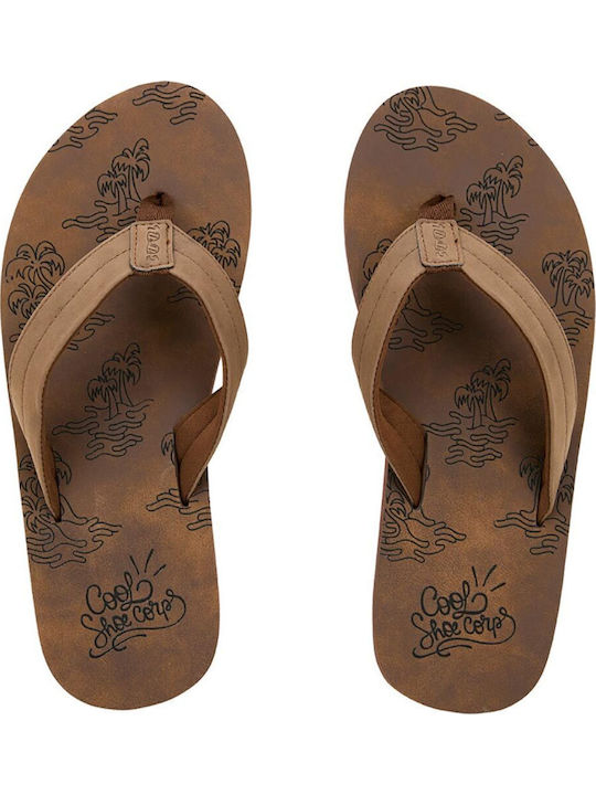 Ανδρικά Flip Flops Καφέ