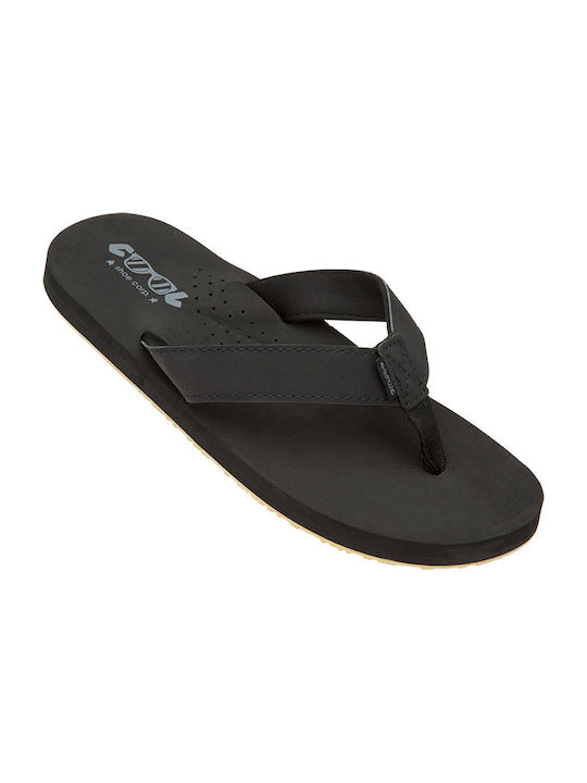 Cool Herren-Flip-Flops Schwarz