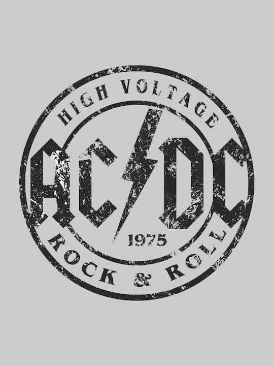 TKT High Voltage Φούτερ AC/DC Μαύρο TKT High Voltage Φούτερ AC/DC Μαύρο
