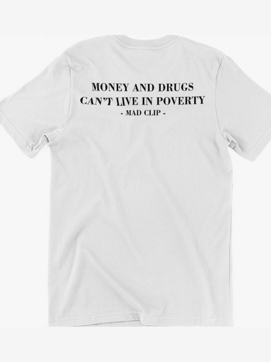 T-shirt Studio Mad Clip T-shirt Λευκό