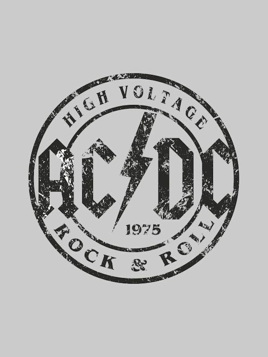 TKT Φούτερ AC/DC High Voltage W σε Μαύρο χρώμα