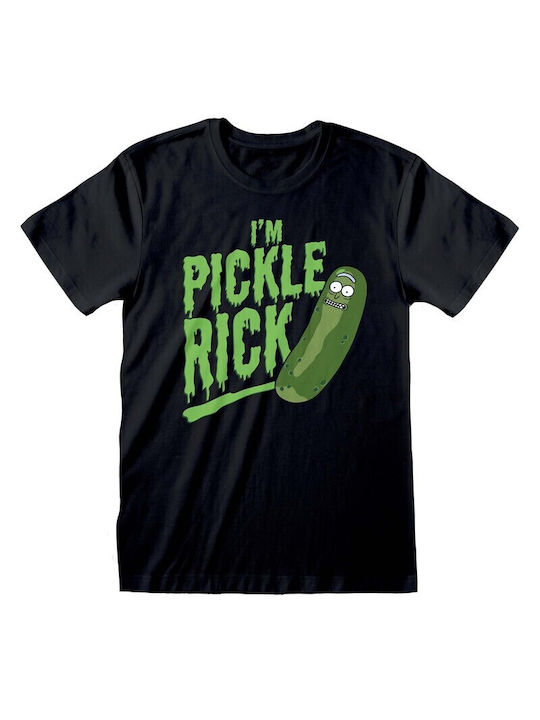 I’m Pickle Rick Tricou Rick și Morty Negru Bumbac