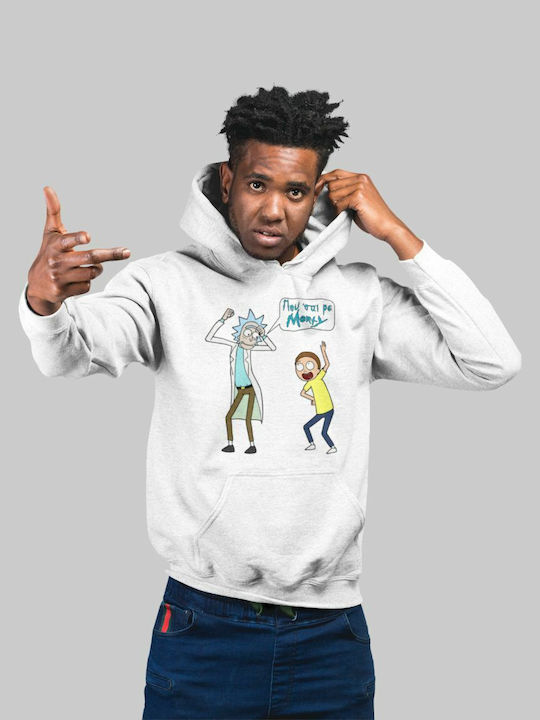 Hoodie Rick And Morty Black