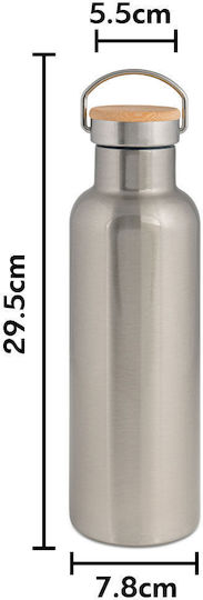 Sticlă pentru Copii Termos Barbie Oțel Inoxidabil Argintiu 750ml