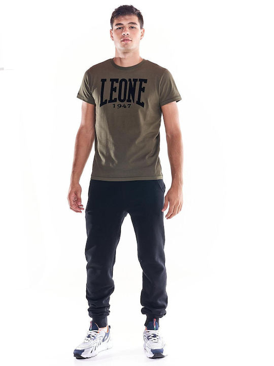 Leone 1947 Ανδρικό T-shirt Κοντομάνικο Χακί