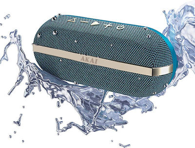 Akai ABTSW-30B Waterproof Bluetooth Speaker 20W with Battery Life up to 15 hours Blue