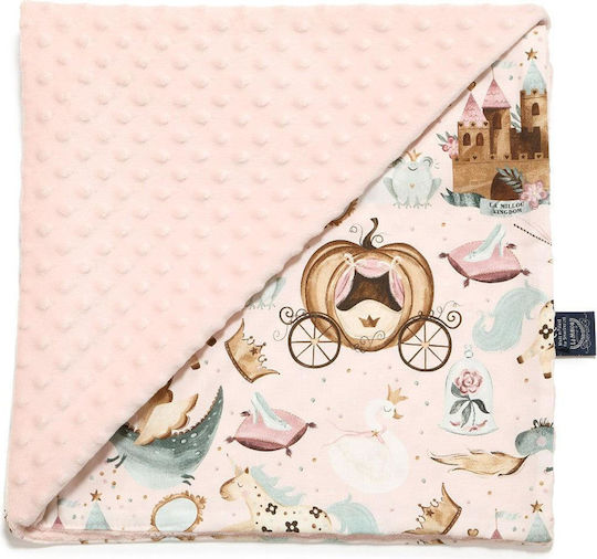 La Millou Pătură Pepinieră Swaddling Princess Catifea Roz 80x100 cm