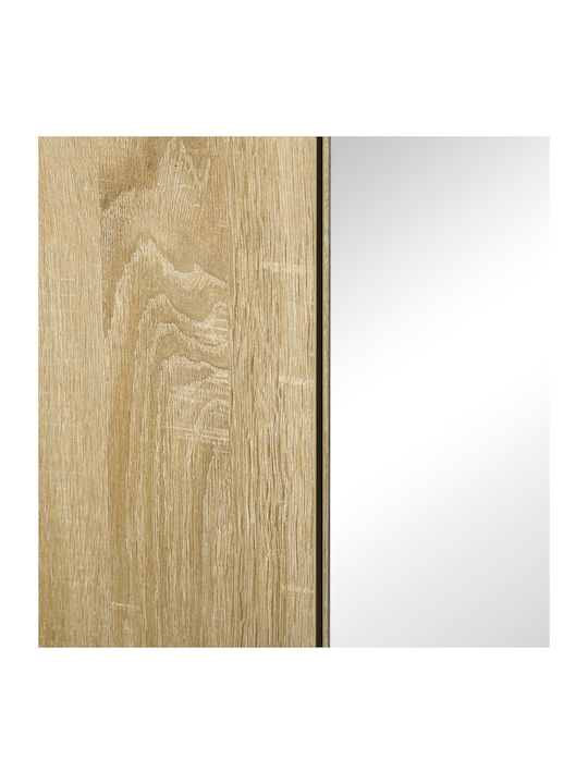 Kleankin Rectangular Bathroom Mirror made of Particle Board with Shelf & Cabinet 60x60cm