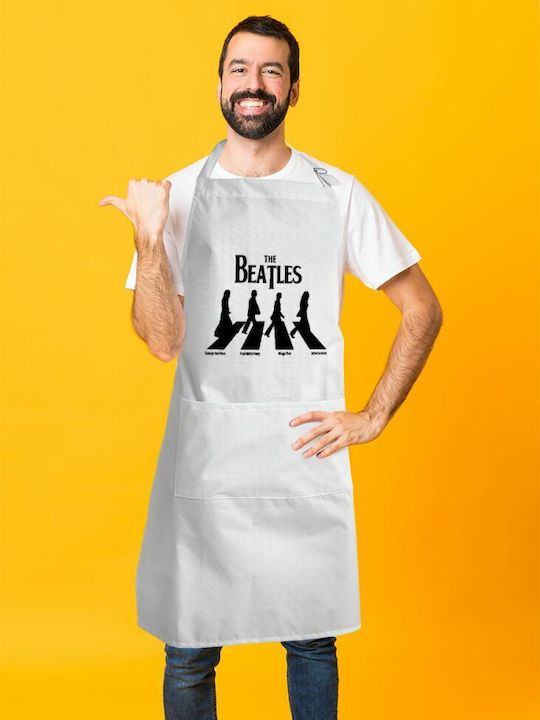 Koupakoupa Ποδιά Κουζίνας Λευκή KP_7100_APRON-BBQ-ADULT