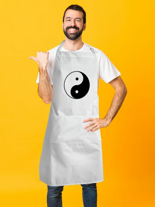 Koupakoupa Yin Yang Apron White