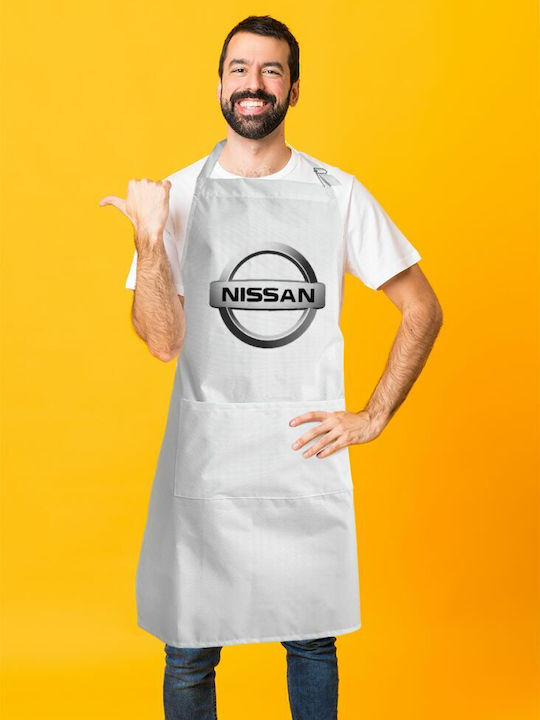 Koupakoupa Küchenschürze Weiß KP_1488_APRON-BBQ-ADULT 1Stück