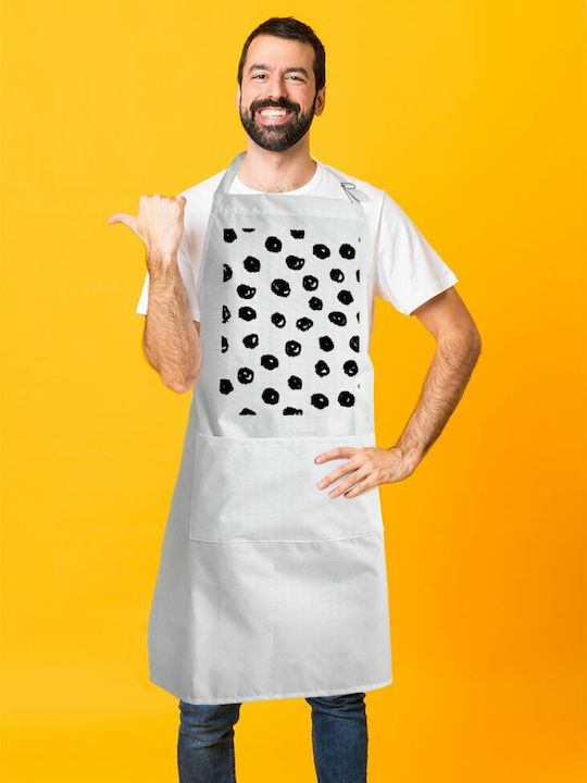 Koupakoupa Ποδιά Κουζίνας Λευκή KP_371_APRON-BBQ-ADULT