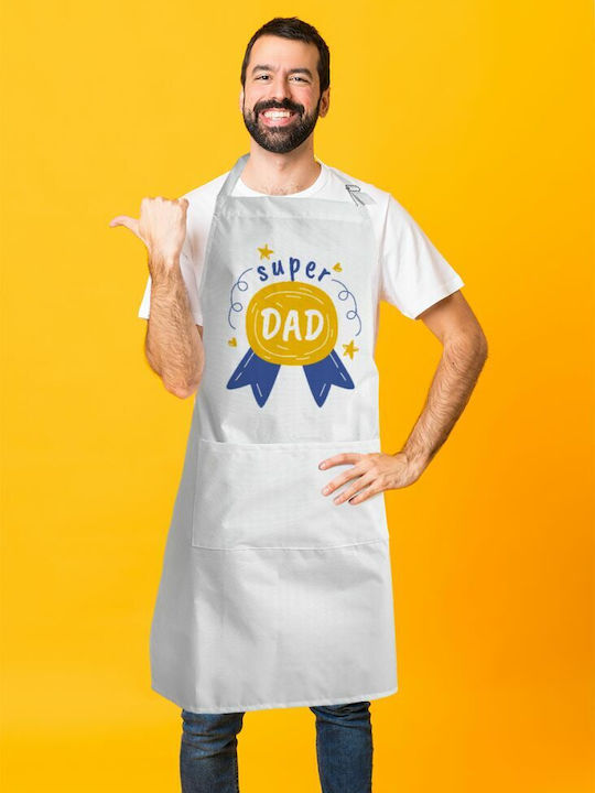 Koupakoupa Ποδιά Κουζίνας Λευκή KP_7102_APRON-BBQ-ADULT