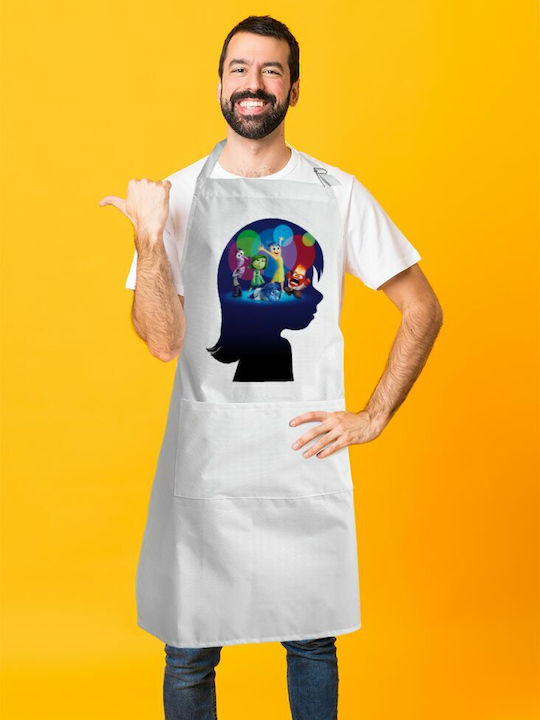 Koupakoupa Ποδιά Κουζίνας Λευκή KP_6266_APRON-BBQ-ADULT