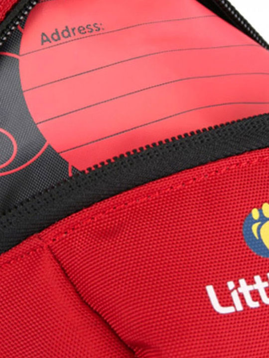 Littlelife Σχολική Τσάντα Πλάτης Νηπιαγωγείου Κόκκινη 14 x 14 x 23εκ
