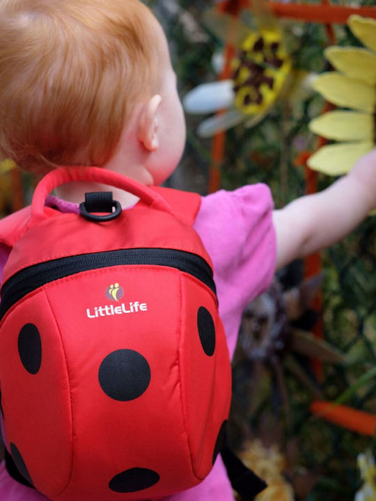 Littlelife Σχολική Τσάντα Πλάτης Νηπιαγωγείου Κόκκινη 14 x 14 x 23εκ