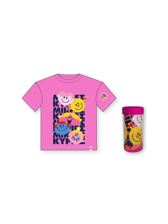 CHartini Poli Kids T-shirt Pink Μικρές Κυρίες HP.TST.0005