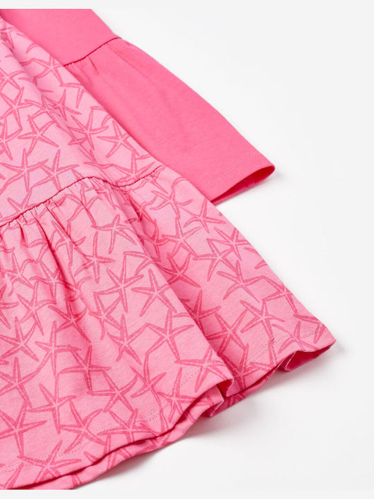 Set Kinderkleider Ärmellos Rosa