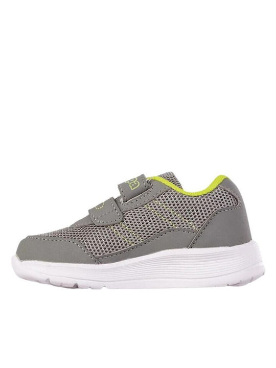 Kappa Kinder-Sneaker mit Klettverschluss Gray