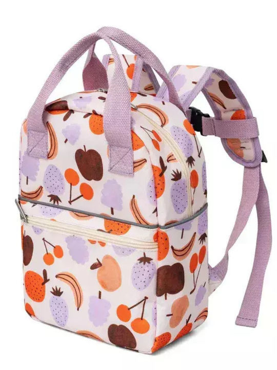 Petit Monkey Ghiozdan Școală de Spate Grădinița Multicolor cu Husă pentru sticlă de apă