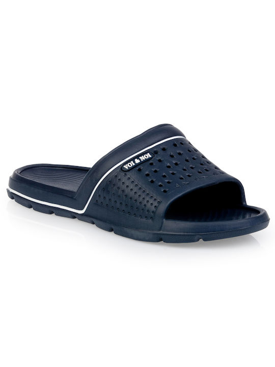 Voi & Noi Herren-Flip-Flops Blau