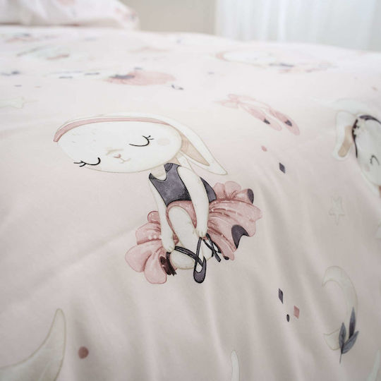 Vesta Home Παιδικό Κουβερλί Μονό Ballarina Pink 160x230εκ.