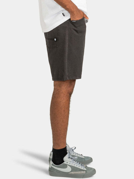 Ανδρική Βερμούδα Washed Black