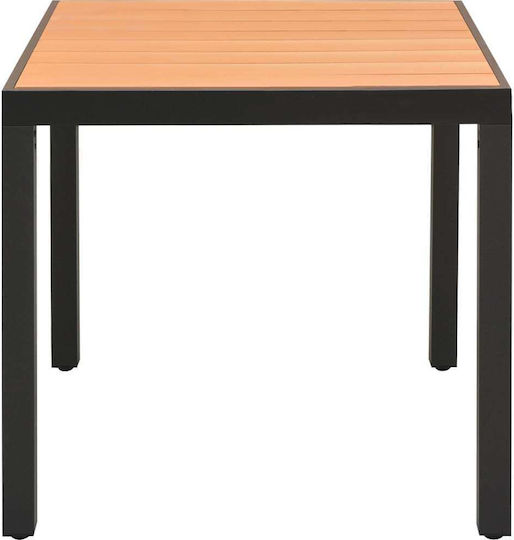 Garten- und Outdoor-Möbelsets für kleinen Raum 3 Stück Schwarz
