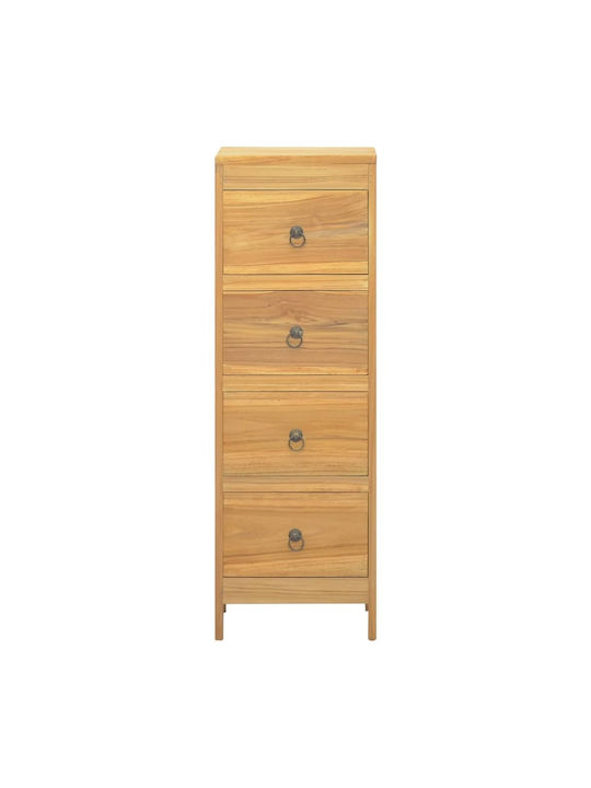 Wooden Storage Drawers L30xW30xH90cm