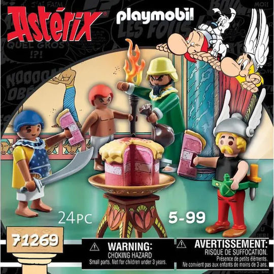 Playmobil Asterix Die Giftige Torte des Pyraminis für 5-99 Jahre