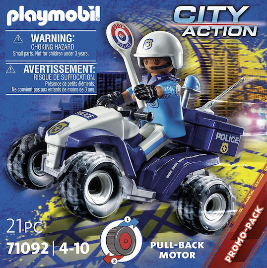 Playmobil City Action Police Quad for 4-10 years old