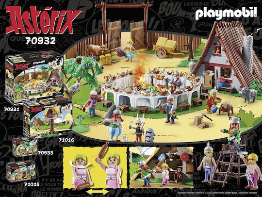 Playmobil Астерикс Колибата на Вожда Мажестикс за 5-99 години