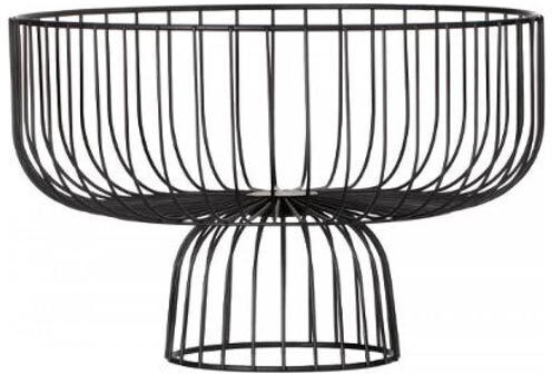 Плодова кошница Метал Черен 28x28x18.5бр