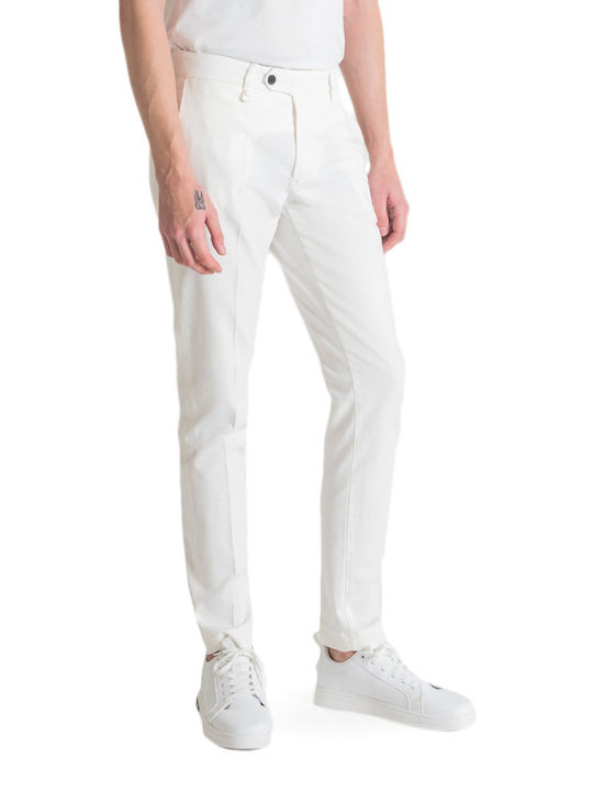 Antony Morato BRYAN Men's Trousers Chino Elastic in Skinny Fit White