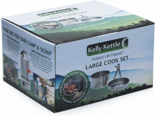 Kelly Kettle Σετ Μαγειρέματος για Camping 0.85ml 2τμχ