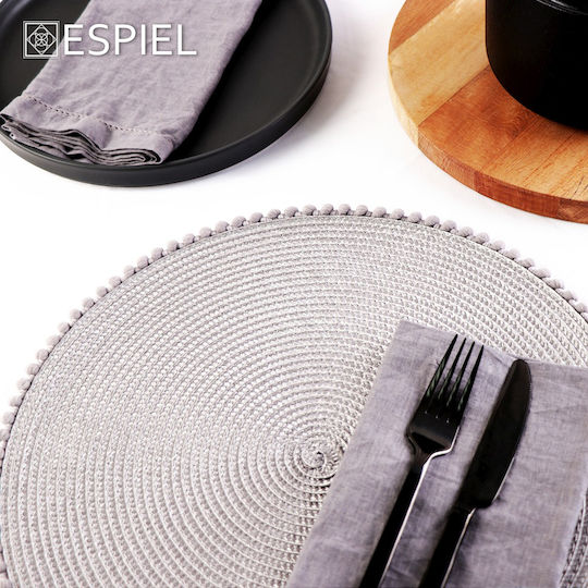 Espiel Wooden Serving Platter Rotating 35x35cm